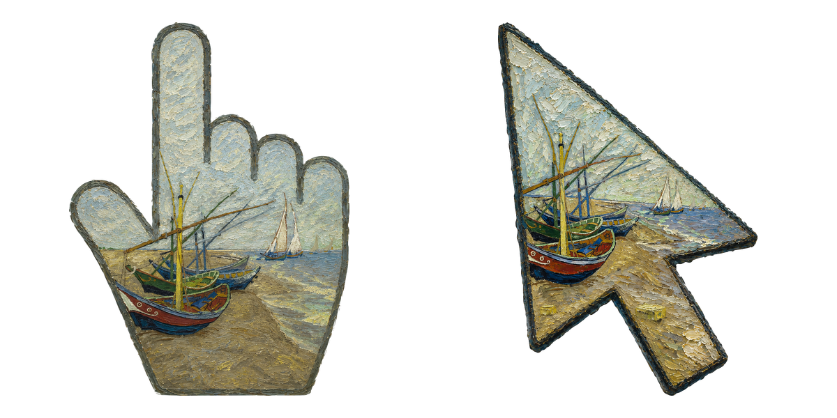 Vincent van Gogh Fishing Boats preview 1