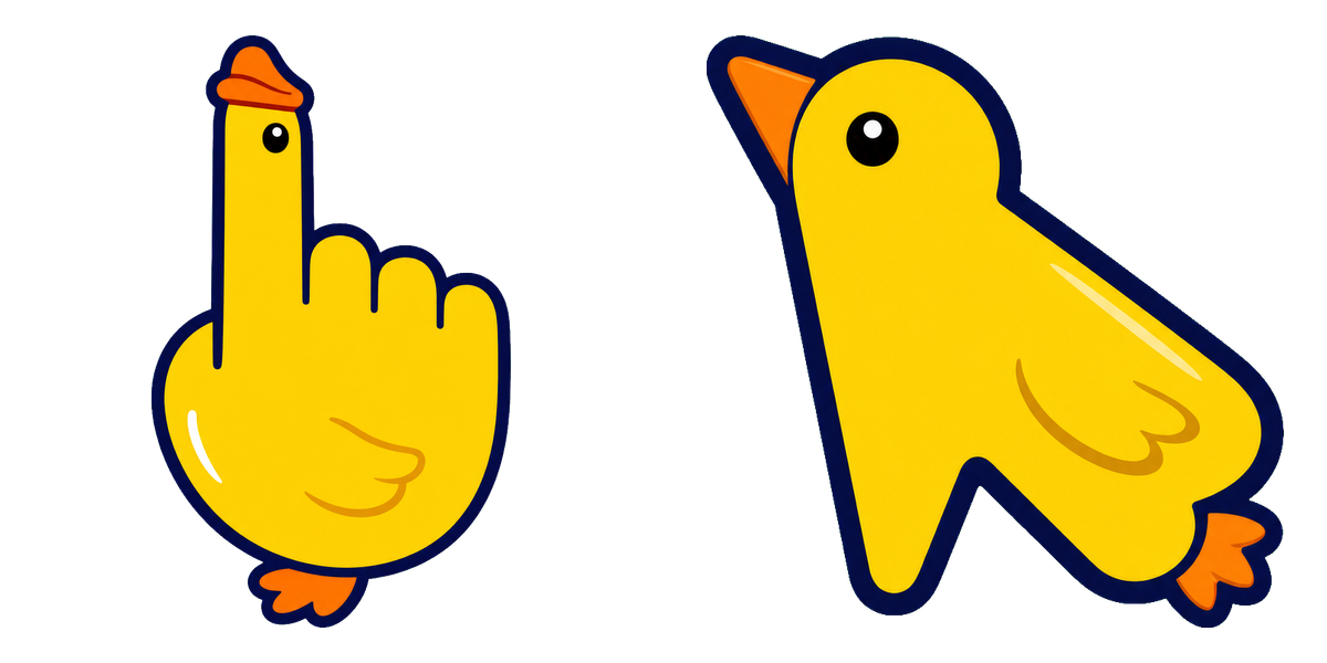 Quack & Click - Duck Cursor Set preview 1
