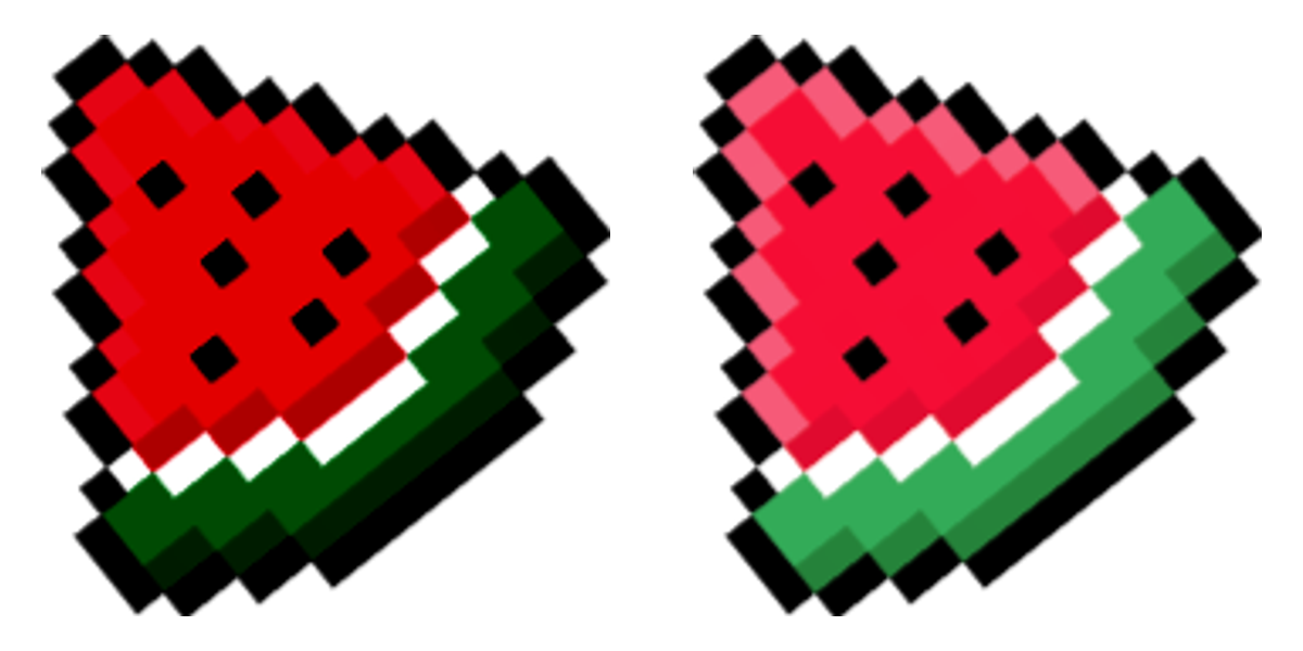 Pixel Art Watermelon preview 1