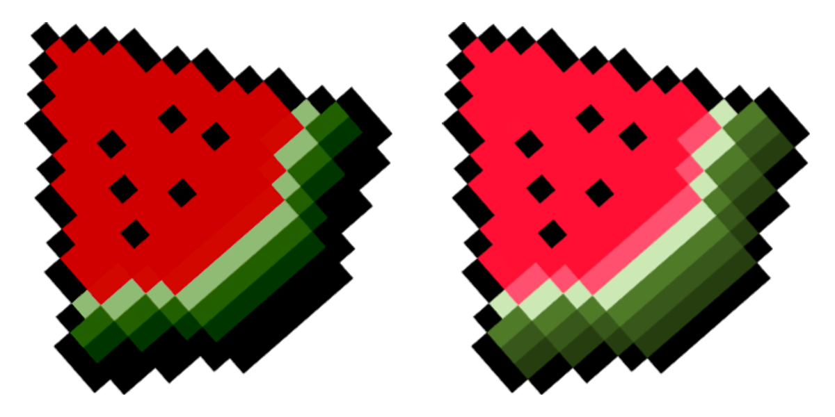 Pixel Art Watermelon preview 1