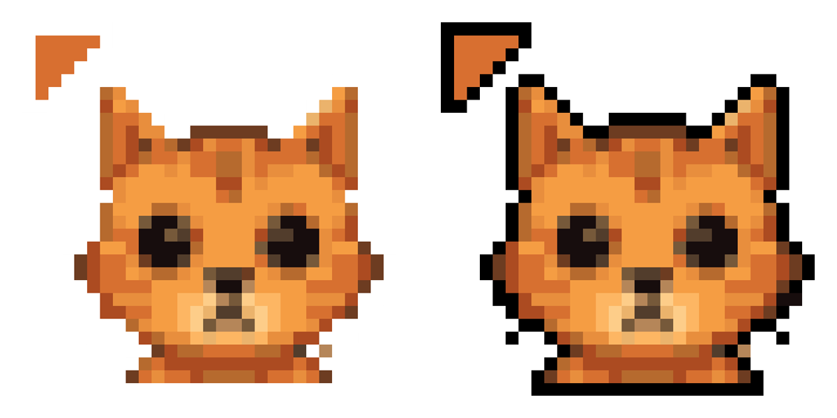 Pixel Art Cat preview 1