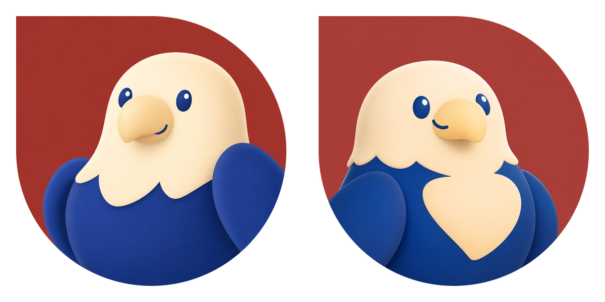 Captain Eagle Mascot preview 1