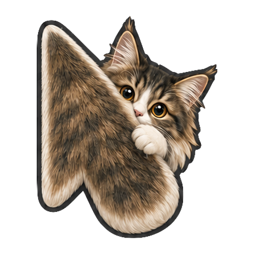 Norwegian Forest Cute Cat