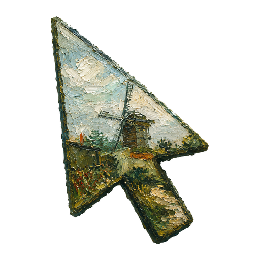Vincent van Gogh Windmills