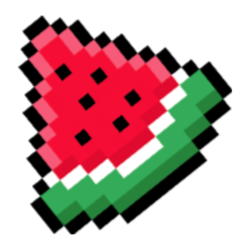 Pixel Art Watermelon