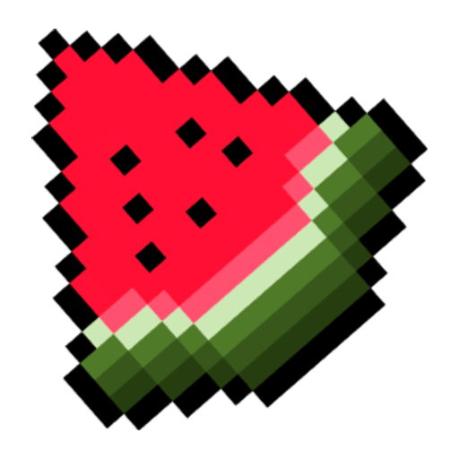 Pixel Art Watermelon